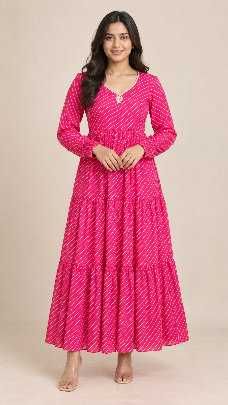 Rosé Royale Statement Dress