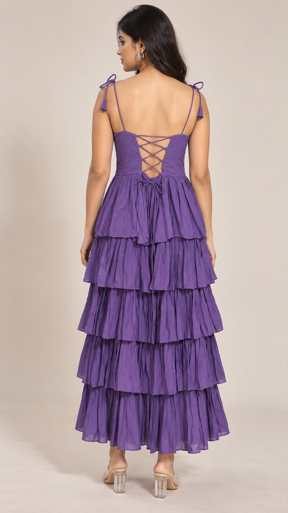 Amethyst Dream Tiered Dress