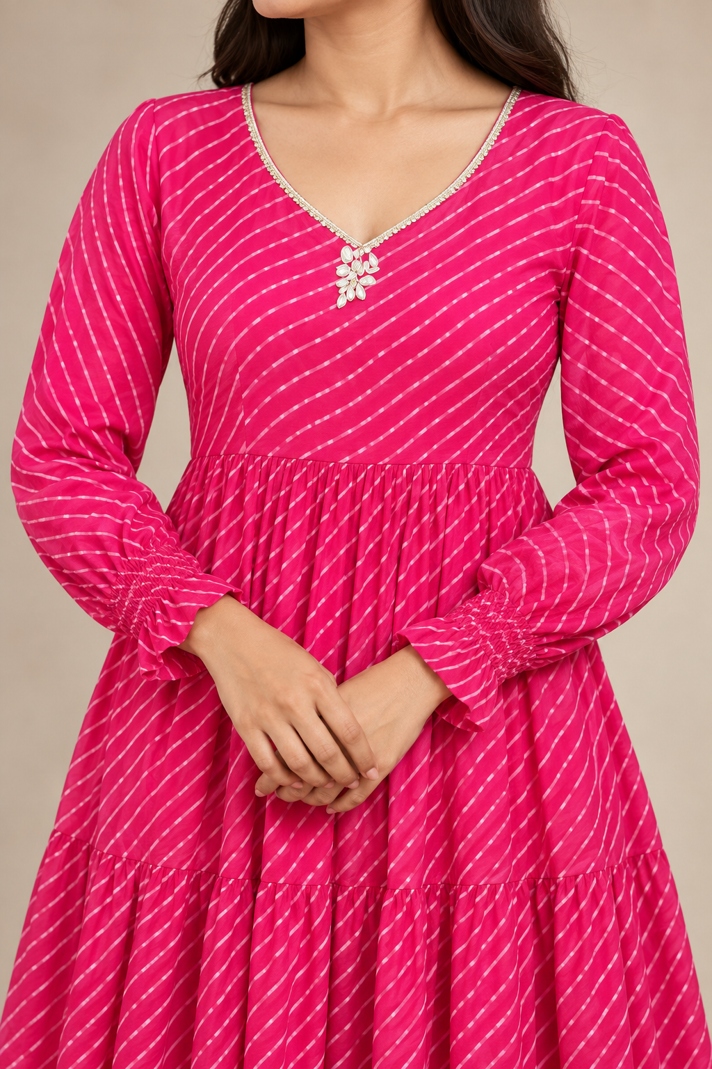Rosé Royale Statement Dress