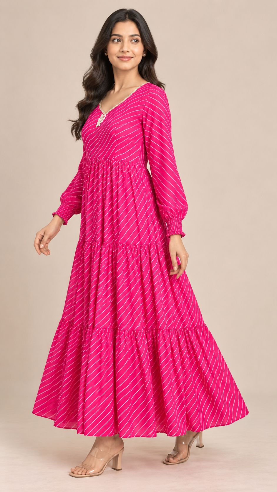 Rosé Royale Statement Dress
