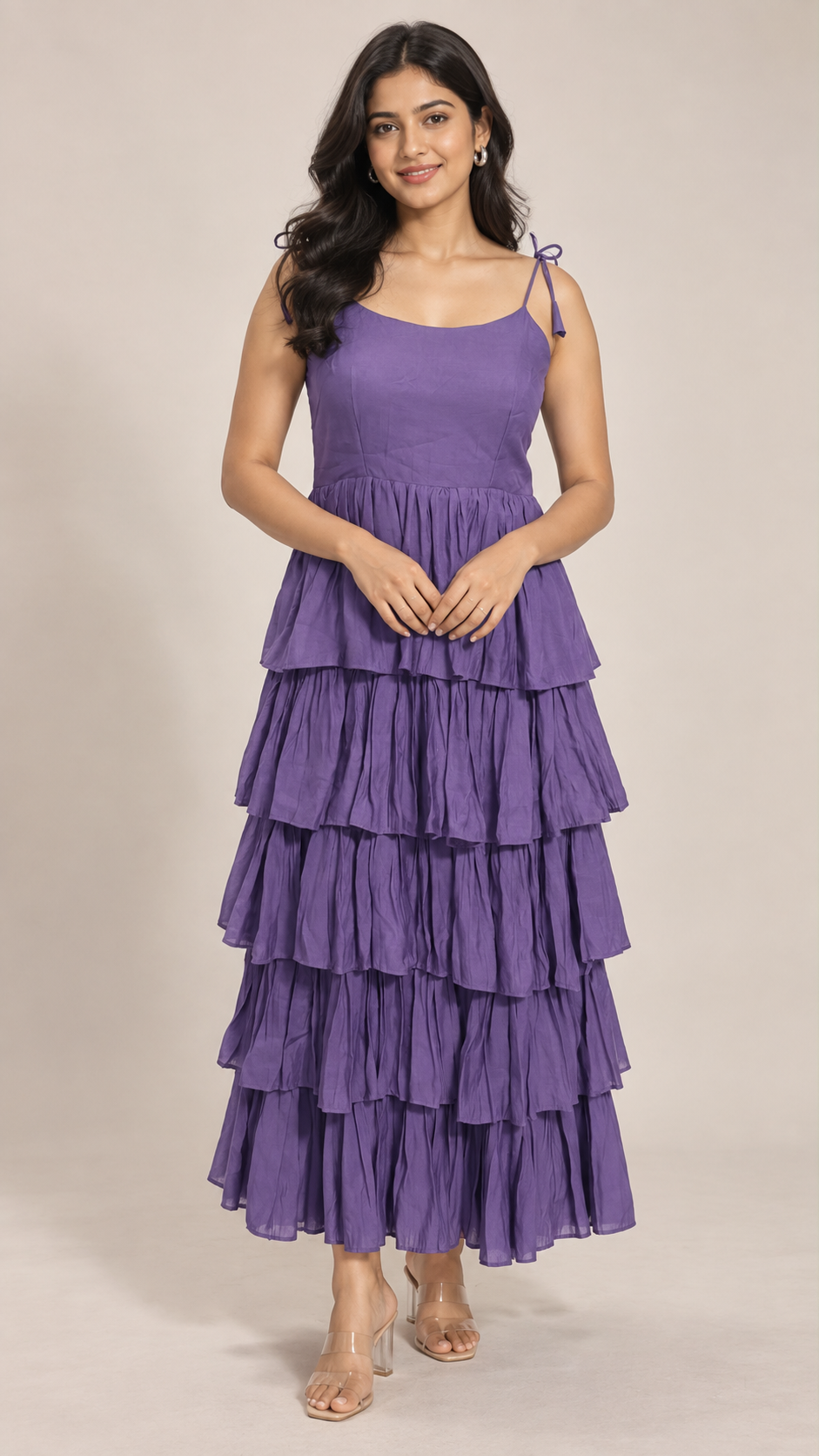 Amethyst Dream Tiered Dress