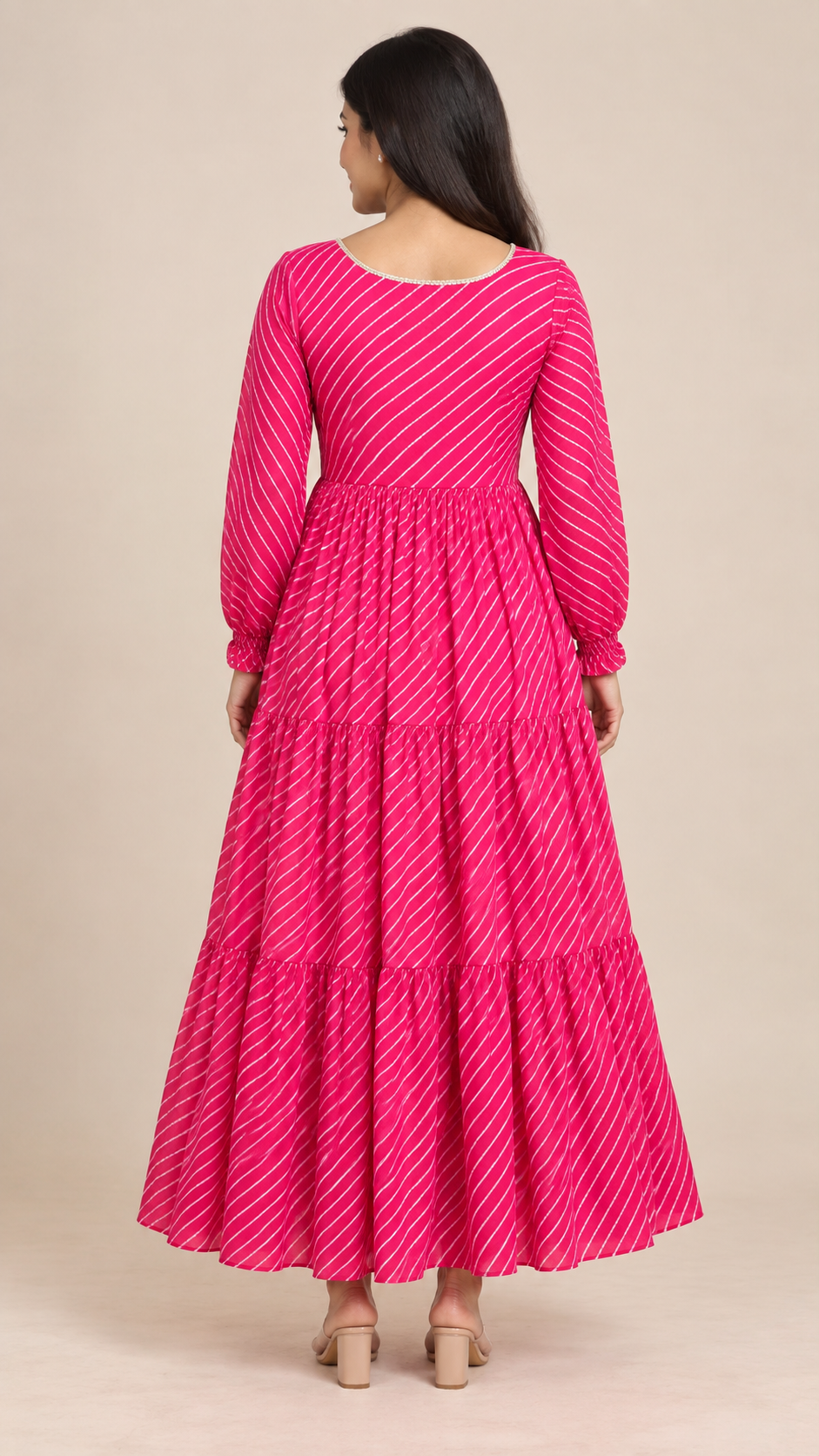 Rosé Royale Statement Dress